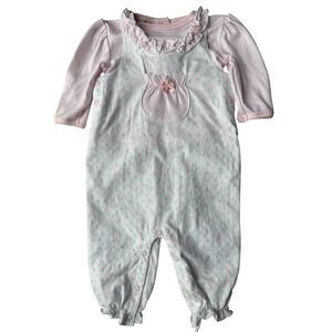 Vintage Sesame Street Baby Girl 2 Piece Romper 6-9M